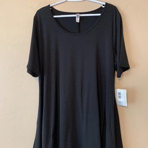 Black LuLaRoe Perfect T, XL, NWT